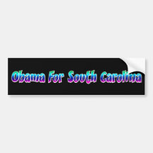 Obama For South Carolina Bumper Stickers