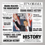 Obama: From Dream to History Headline Poster posters