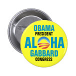 OBAMA/GABBARD 2012 PIN