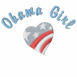 Obama Girl embroidered shirts
