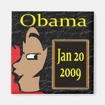 Obama Girl, Inauguration T-Shirts and Gifts! Refrigerator Magnet