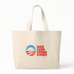 Obama Godless Communist Tote Bags