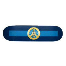 Obama GoldStar Peace Skateboard