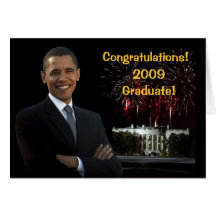 Obama Graduation Congratulations Card