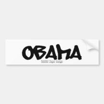 Obama Graffiti Bumper Stickers