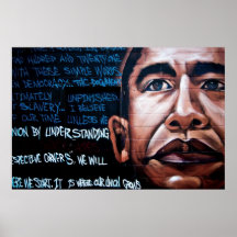 Obama Graffiti Poster