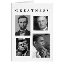 Obama GREATNESS CELEBRATE INAUGURATION & NEW YEAR! Cards
