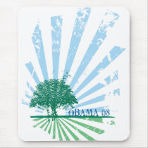 Obama Green Mouse Mat