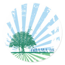 Obama Green Sticker