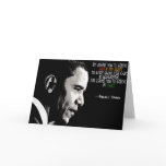 Obama Greeting Card