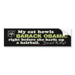 Obama Hairball Bumper Sticker