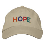 OBAMA HAT,H, O, P, E embroidered hats