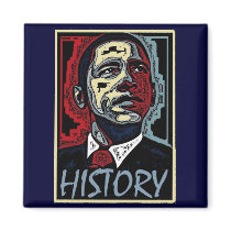 Obama History Fridge Magnets