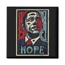 Obama Hope 2 Fridge Magnets