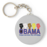 OBAMA HOPE ACROSS THE DIVIDES KEYCHAINS