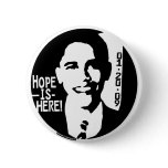Obama Hope is Here 2009 Gear Pins