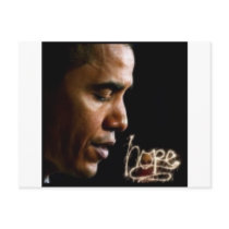 Obama Hope Merchandise Postcard