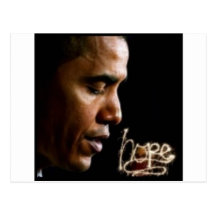Obama Hope Merchandise Postcard
