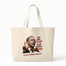 Obama I did not bow Tote Bags
