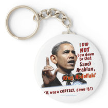 Obama I did not bow Key Chains