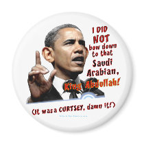 Obama I did not bow Magnet