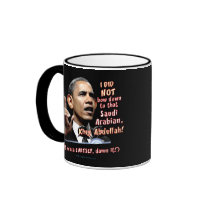 Obama I did not bow Coffee Mug