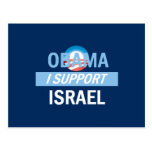 Obama I Support Israel Postcard