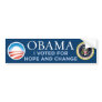 Obama - I Voted For Hope & Change Bumper Sticker
