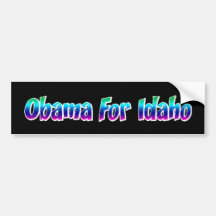 Obama Idaho Bumper Stickers