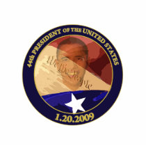 Obama Ignauguration Ornament Photo Cutout
