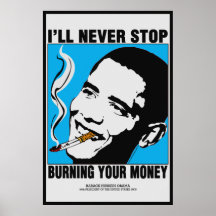 Obama: I'll Never Stop Poster
