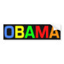 Obama in a Rainbow of Colors Bumper Sticker