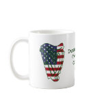 Obama In Offaly US Flag On Irish Harp on Mug
