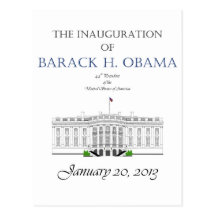 Obama Inauguration 2013 Post Cards