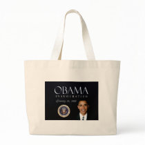 Obama inauguration tote bag