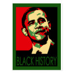 Obama Inauguration, Black History Month T-Shirts Postcard