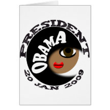 Obama Inauguration Buttons and T-Shirts! Card