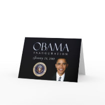 Obama Inauguration Card - Customised