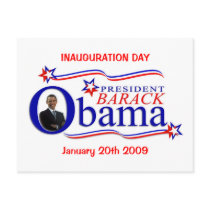 Obama Inauguration Day Celebration Postcard