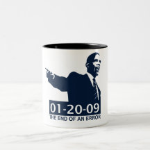Obama Inauguration End of an Error Coffee Mugs