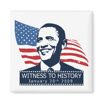Obama Inauguration Refrigerator Magnet