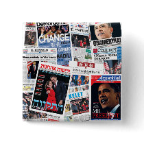 Obama International Headlines Button