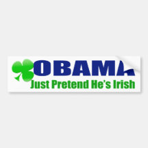 Obama Irish Bumper Sticker