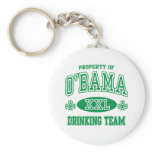 Obama Irish Drinking Team keychains