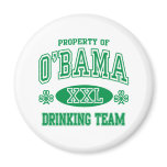 Obama Irish Drinking Team magnets