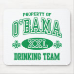 Obama Irish Drinking Team mousepads