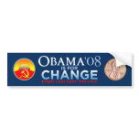 OBAMA IS FOR YOUR CHANGE Bumper Sticker bumper stickers