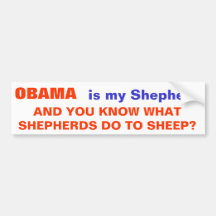OBAMA is my Shepherd Bumper Sticker