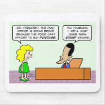 Obama issues stamp stamps mouse pads
