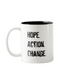 OBAMA JAVA, Hope.Action.Change. mugs